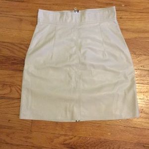 French Connection mini leather skirt